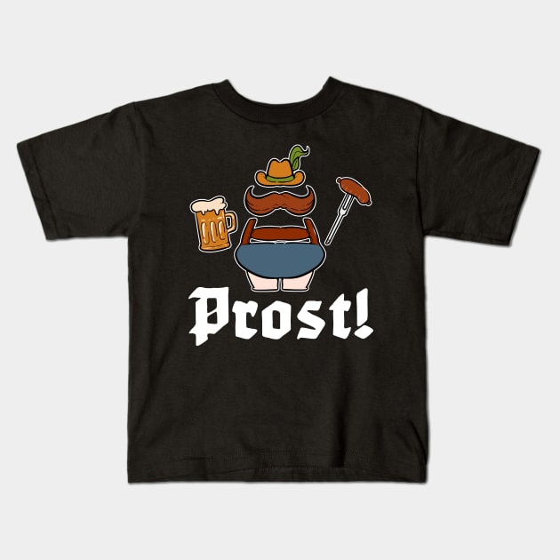 Prost German Beer - For Beer Lovers Kids T-Shirt by RocketUpload